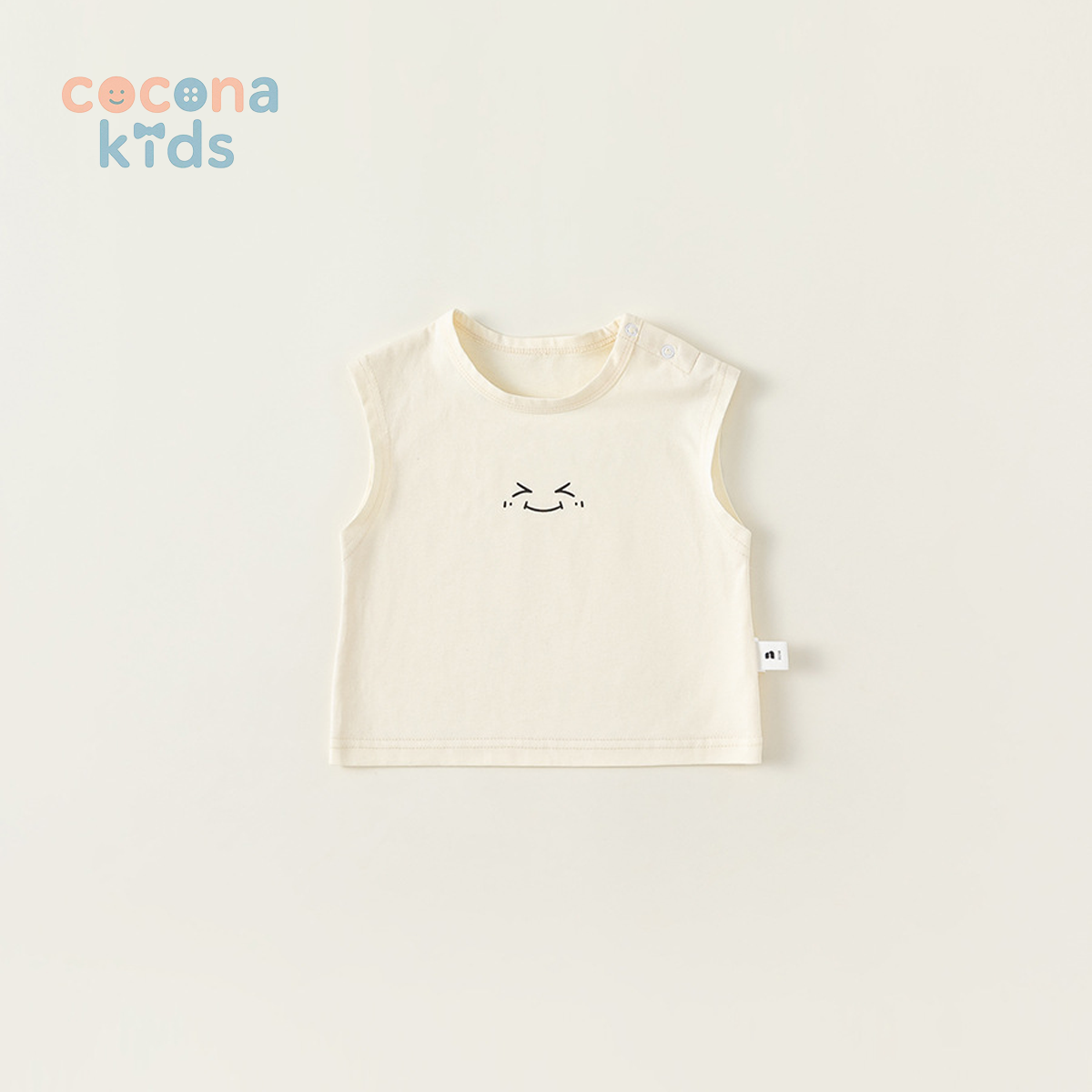 ベビー ノースリーブプリントTシャツ 夏 薄手 ユニセックス